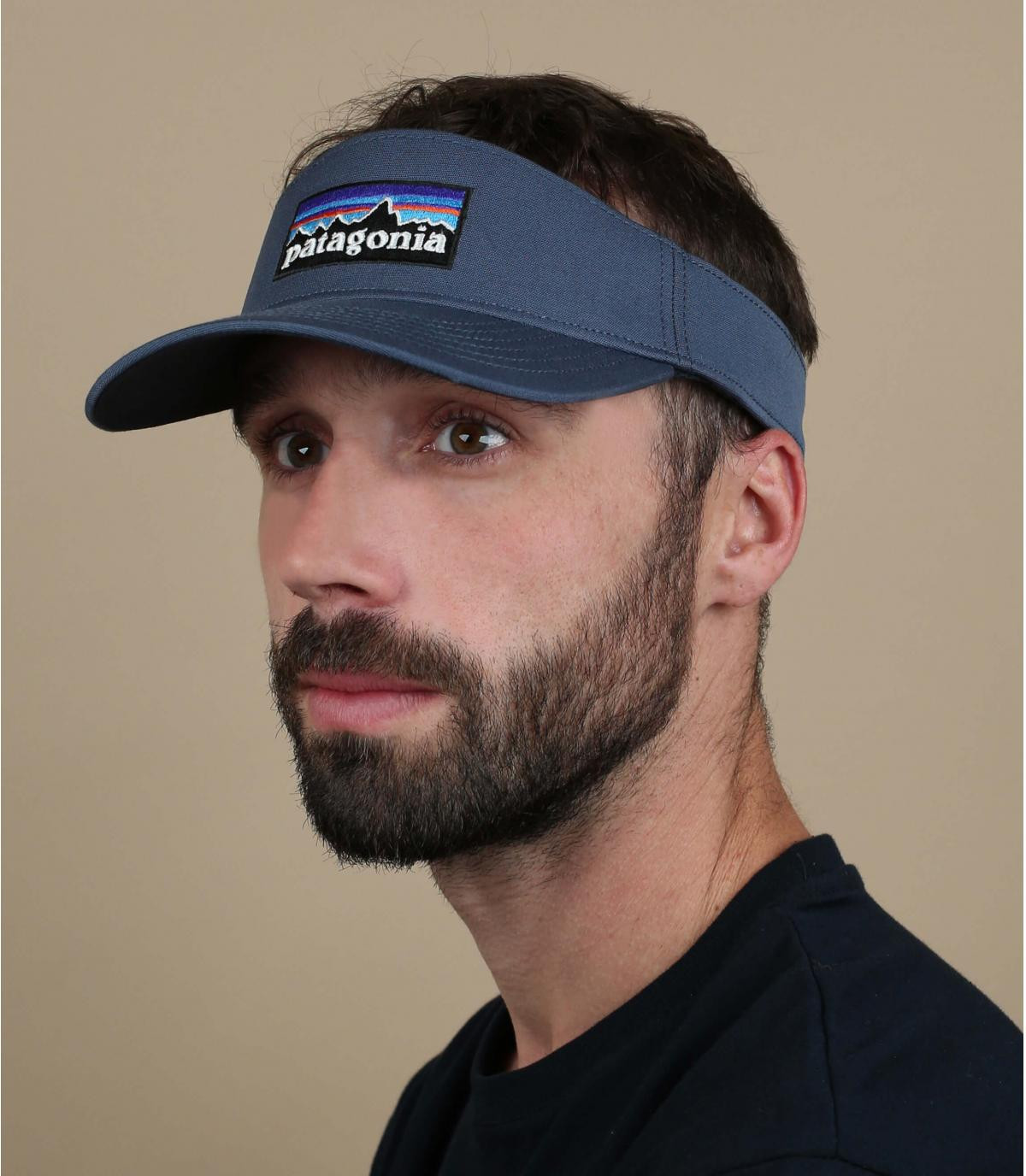 dark blue Patagonia visor P6 Logo Visor dolomite blue dark blue Patagonia visor P6 Logo Visor dolomite blue